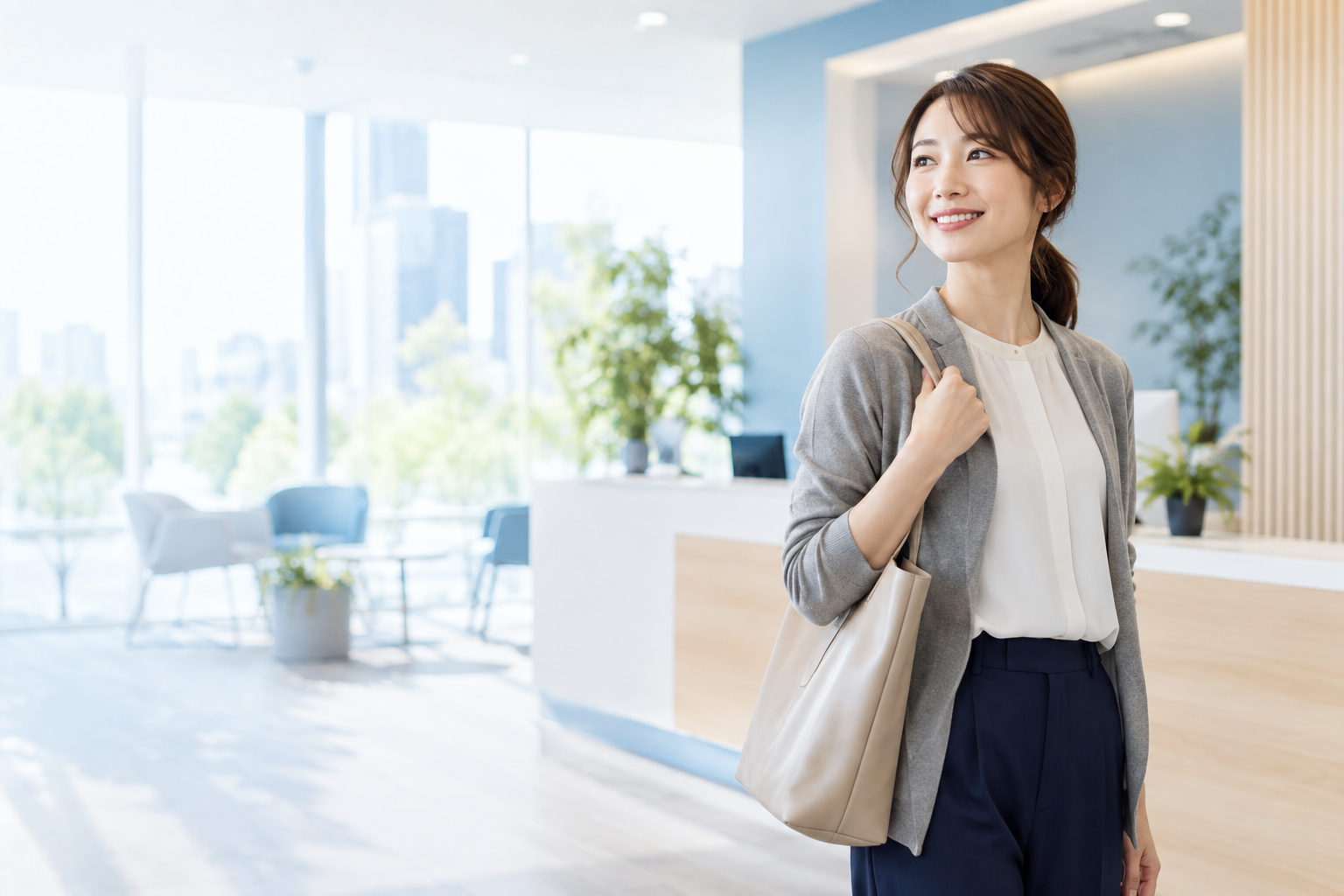 仕事探しを考える人物